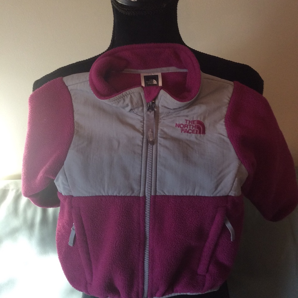 Toddler girls magenta NORTHFACE fleece